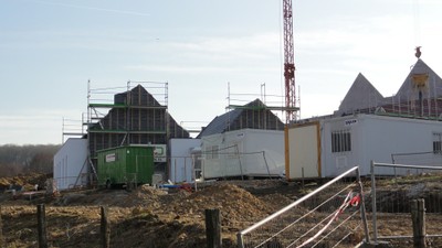Ehpad de Waldighoffen et baraquements en avril 2011