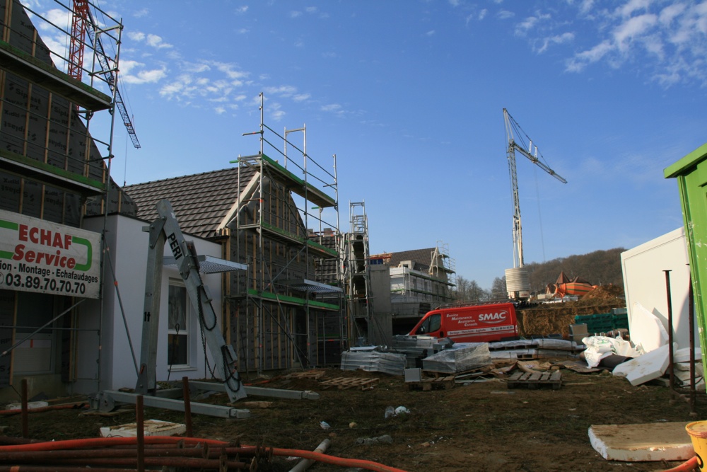 Le chantier de l'EHPAD de Waldighoffen, février 2011