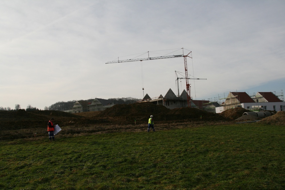 Le chantier de l'EHPAD de Waldighoffen le 18 janvier 2011