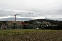 Les travaux de la future maison médicalisée de Waldighoffen, le 13 janvier 2011