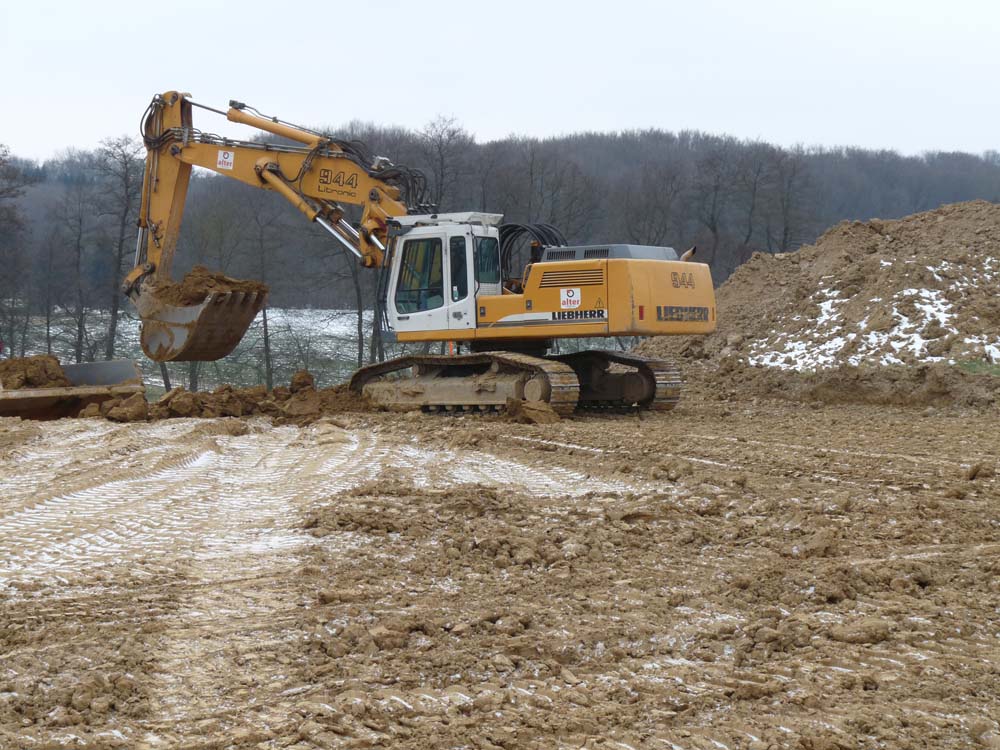 Chantier EHPAD le 10 mars 2010