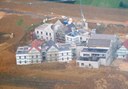 Une photo aérienne prise depuis un ULM du chantier de la future maison médicalisée de Waldighoffen, prise en avril 2011.