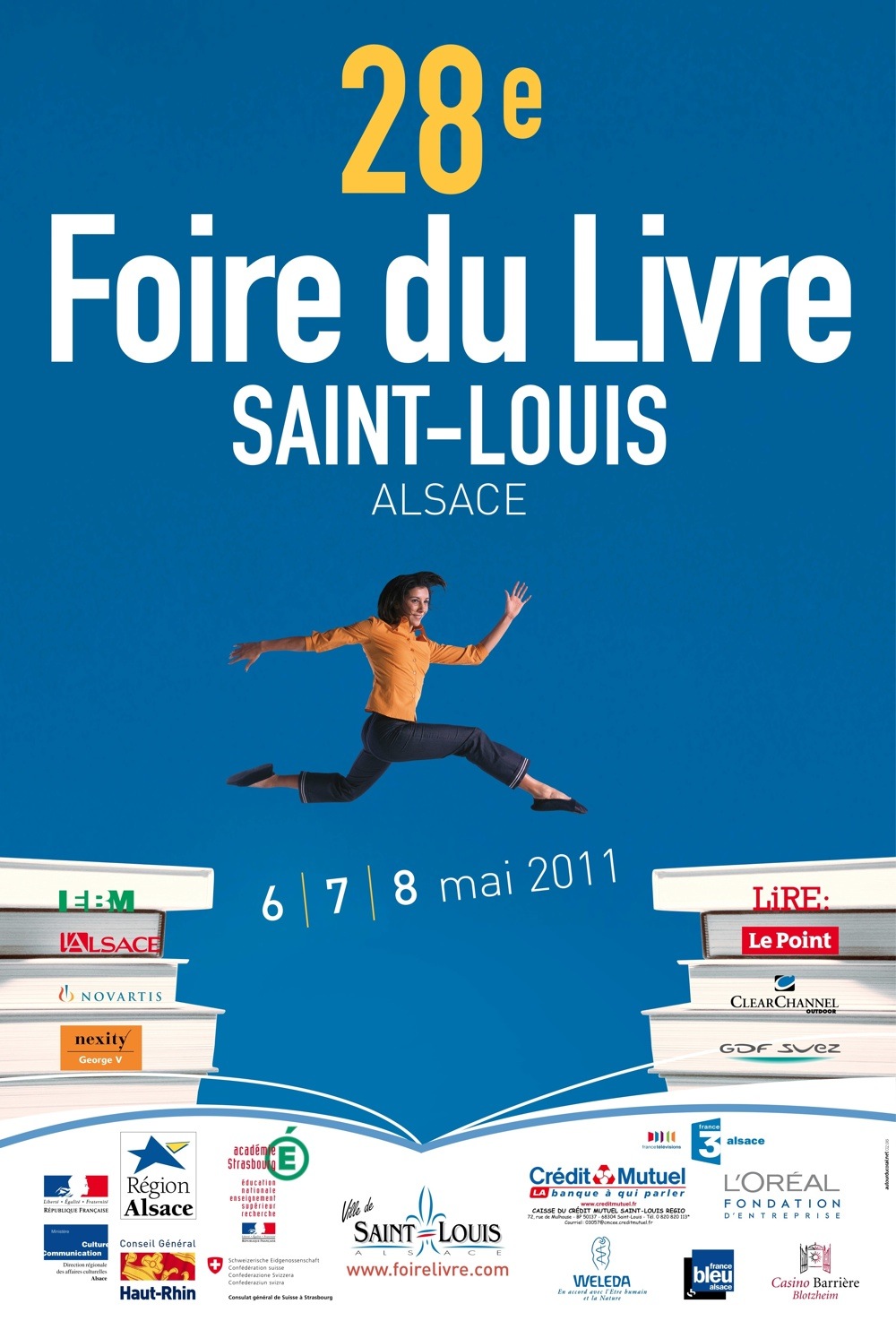 Affiche de la 28ème Foire du Livre à Saint-Louis