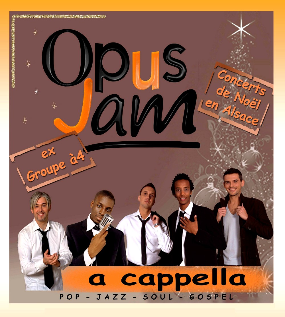 Affiche concert  OPus JAm Mulhouse 3 déc 11