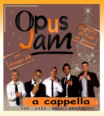 Affiche concert  OPus JAm Mulhouse 3 déc 11