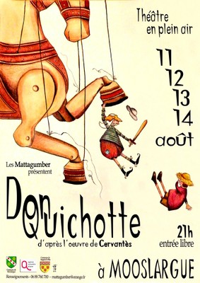 Affiche du spectacle Don Quichotte des Mattagumper de Mooslargue