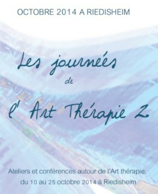 Affiche - Les journées de l'art thérapie 2014 - Riedisheim