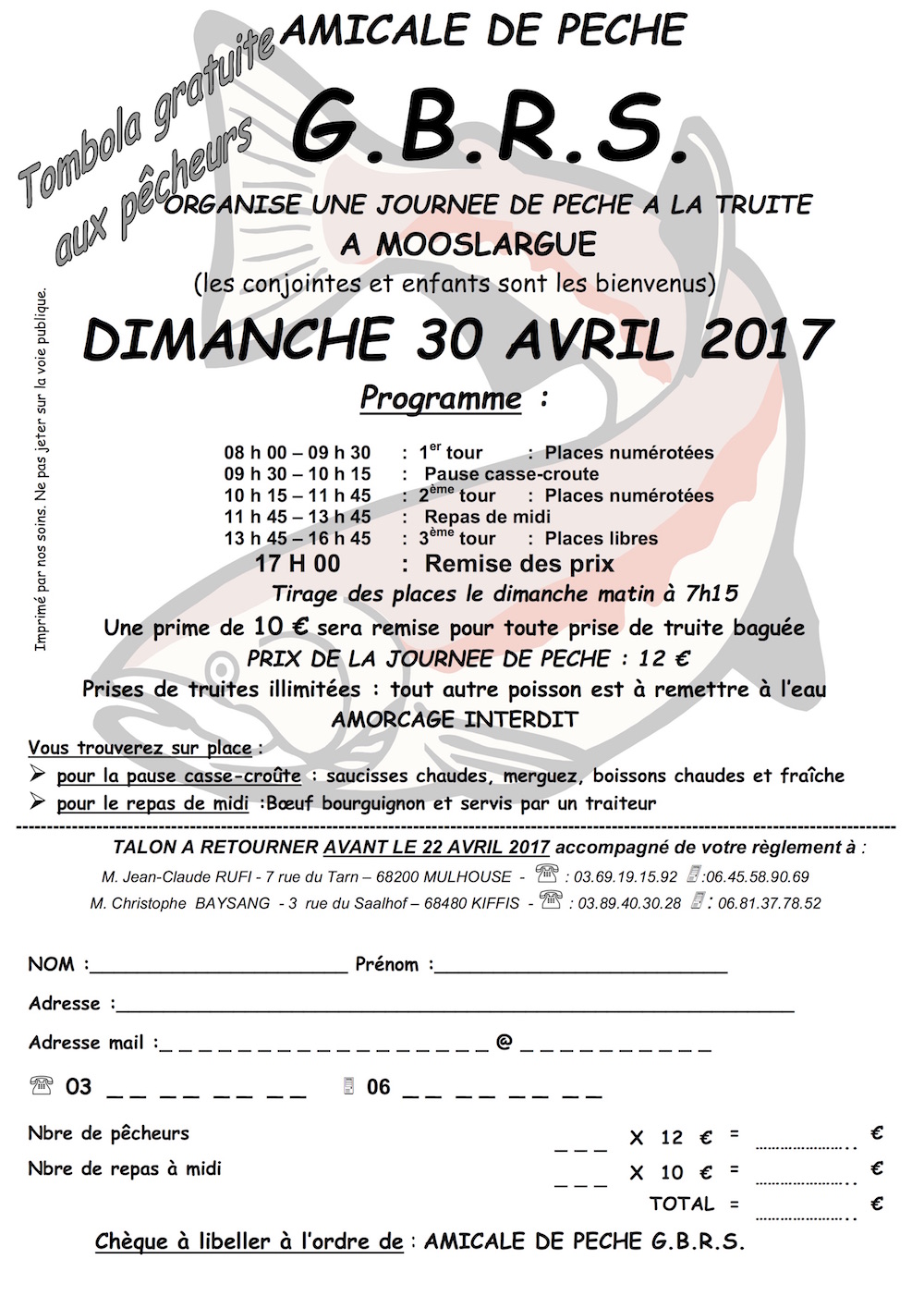 Affiche Peche à la truite avril 2017