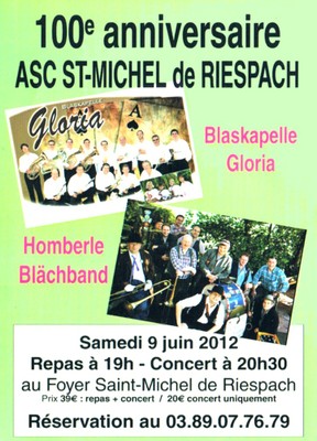Concert 9 juin 2012 ACS Riespach