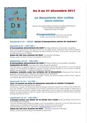 la recyclerie des lutins programme 2017