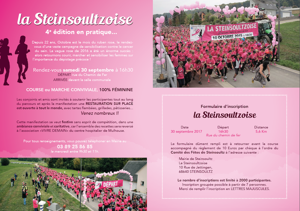 La steinsoultzoise 2017 flyer
