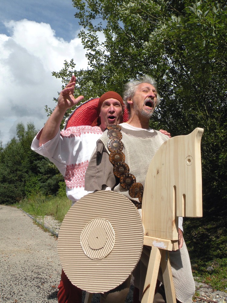 Sancho Panza et Don Quichotte