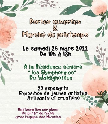 portes ouvertes & marché de printemps de la Résidence seniors les Symphorines