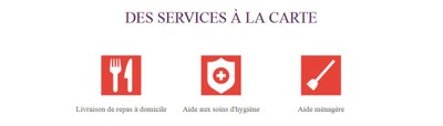 Seniors services à la carte