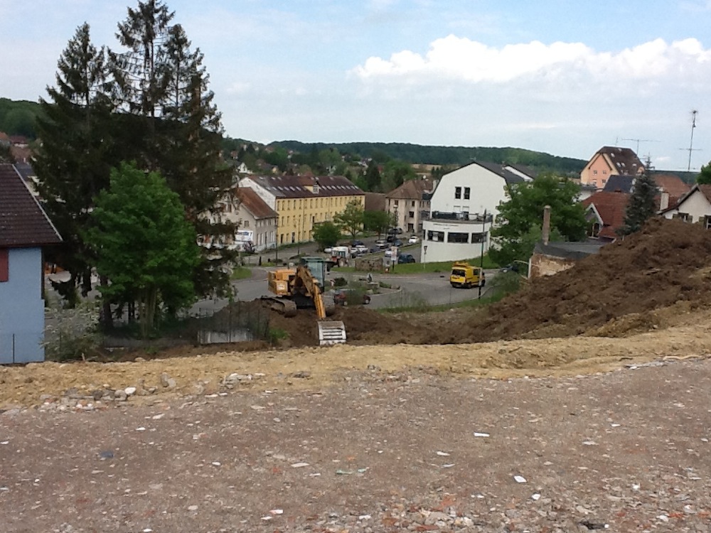 Vue depuis le chantier