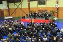 Photo globale de la salle avec la Concordia lors de voeux 2015 du maire de Waldighoffen. Concordia et assemblée