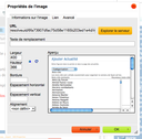 Propriétés de l'image choix fait