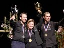 Photo du podium de la coupe du France 2019 des fleuristes 2019 - source Facebook page Sundgau Fleurs Aurélie Ruetsch. Coupe de france fleuristes 2019 Aurélie Ruetsch
