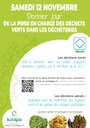 Affiche apports des déchets verts novembre 2022