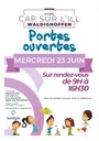 Affiche portes ouvertes périscolaire juin 2021