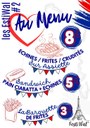 Affiche menu soirée Les Estiwal' le 11.07.2025