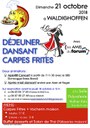 Affiche déjeuner dansant Carpes Frites 21 oct 18