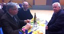 Le maire Henri Hoff, le curé Christophe Smoter et le Père Paul Horstmann