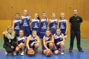 L'équipe des minimes féminines du basket-club CSSPP Waldighoffen saison 2014/2015.
