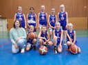 L'équipe des benjamines 2019-2020.