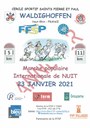 Affiche annulation marche de nuit 2021.