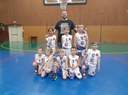 L'équipe des mini-poussins du basket-club CSSPP Waldighoffen.