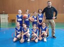 L'équipe des poussines du basket-club CSSPP Waldighoffen.