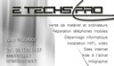 Carte de visite E Techs