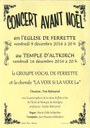 Affiche concert avant Noël