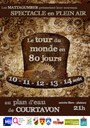 Affiche le tour du monde en 80 jours - Courtavon