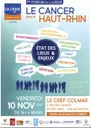 Affiche forum de la ligue contre le cancer novembre2017