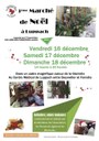 Affiche marché de Noël de Luppach 2016