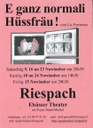 Affiche théâtre alsacien Riespach 2019