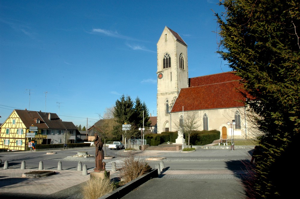 Place Jeanne d'Arc et l'église