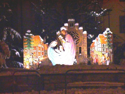 Crèche, la nuit