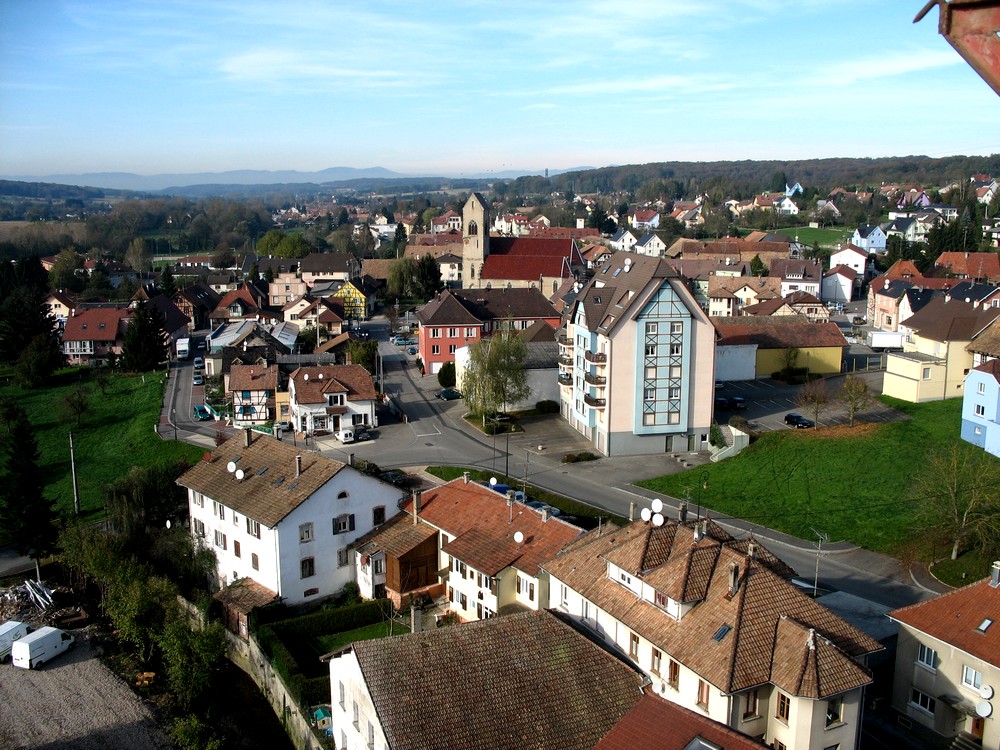 Rue de la Poste et rue du Chateau
