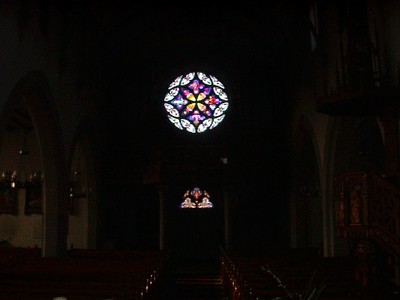 La rosace de l'église