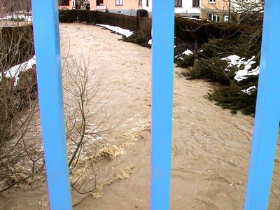 Crue de l'Ill en mars 2006 à Waldighoffen