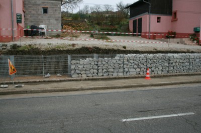 Gabions vue de face