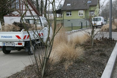 La benne du Piaggio est chargée