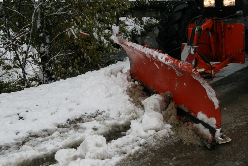 La lame du tracteur 